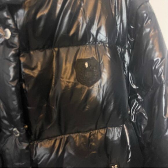 $715 The Kooples Detachable-Sleeve Hooded Padded Shell-Down Jacket Puffer NWT Sm - Picture 12 of 13